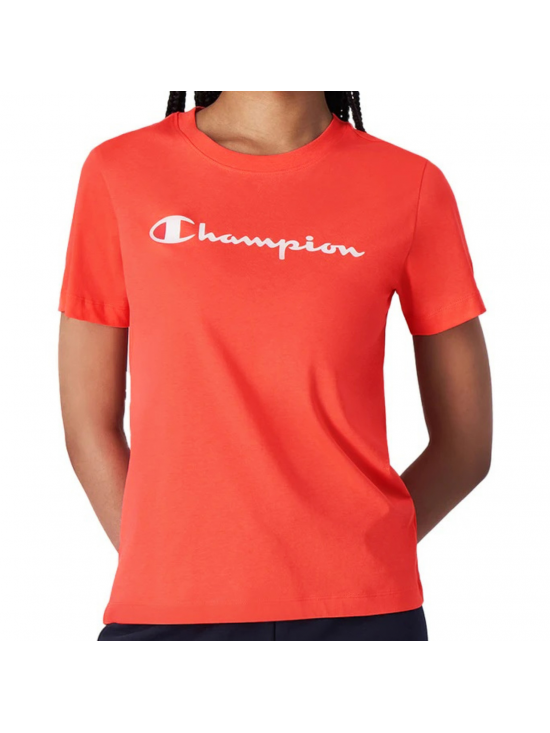 Champion SS Tee Dámske Coral 117534 PS004, koralové